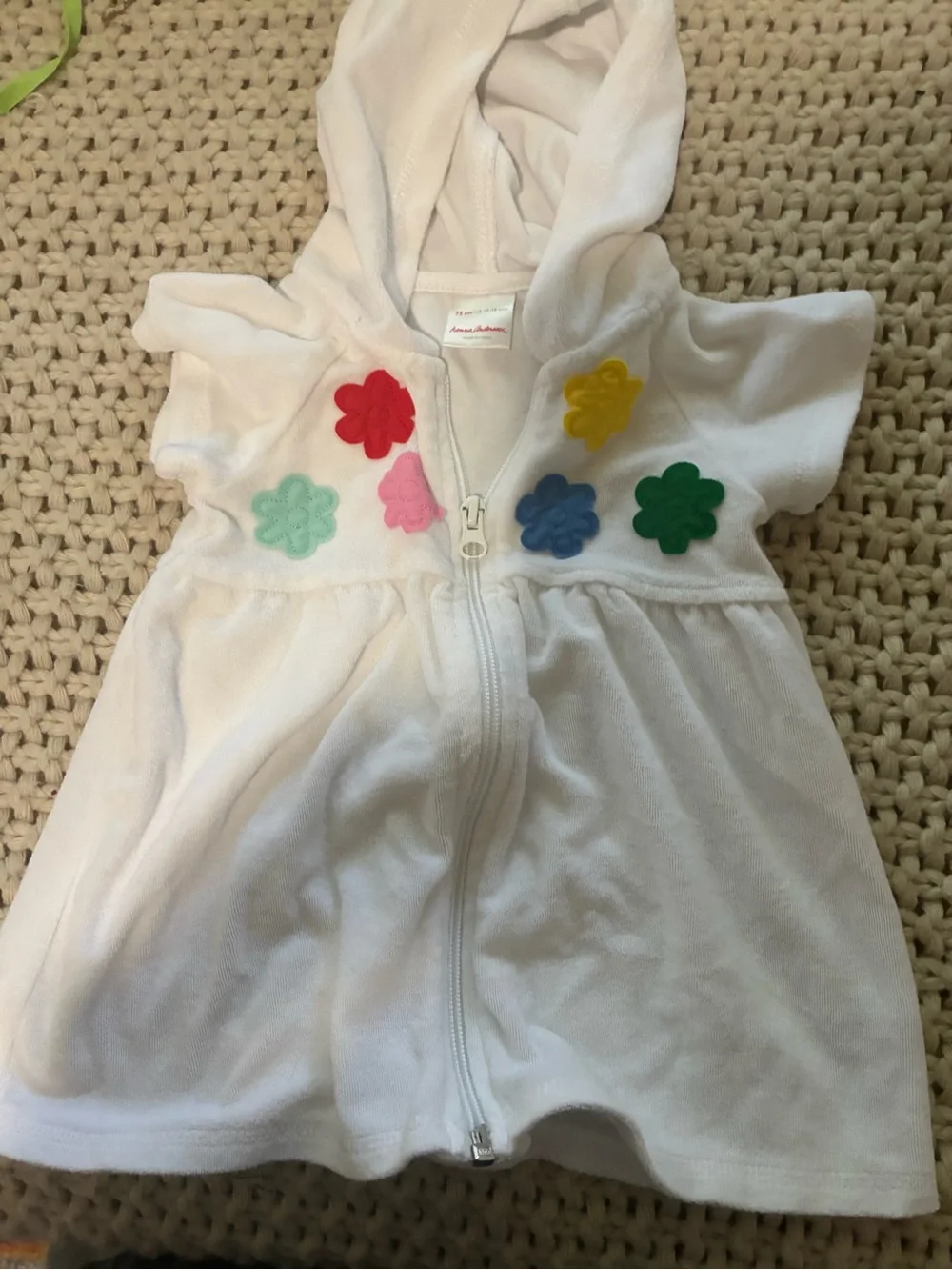 Hanna Andersson Lime Hat, Teal/Mint One-Piece & Pink Floral Swim Set